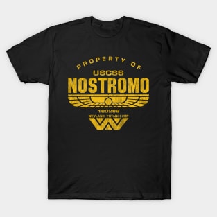 Property of USCSS Nostromo Dks Worn T-Shirt